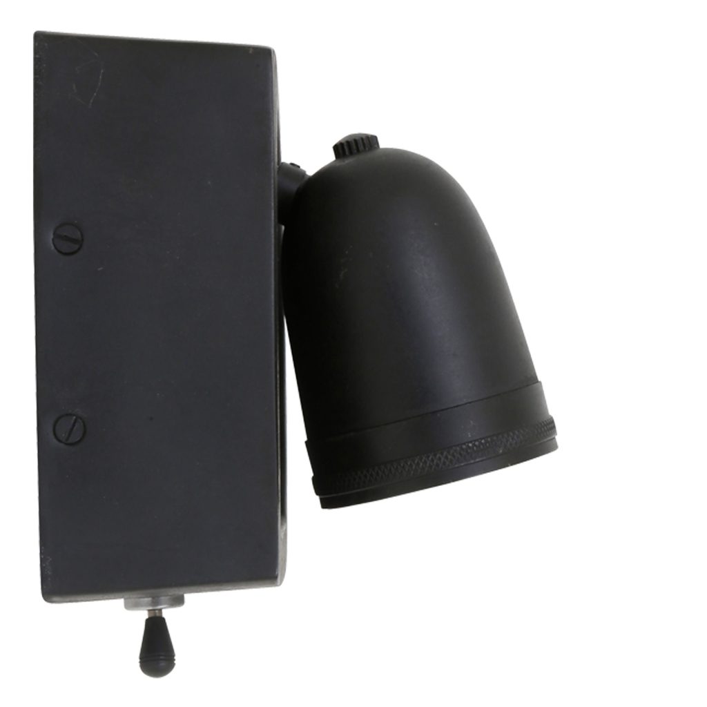 Wandlamp Otis Antiek zwart