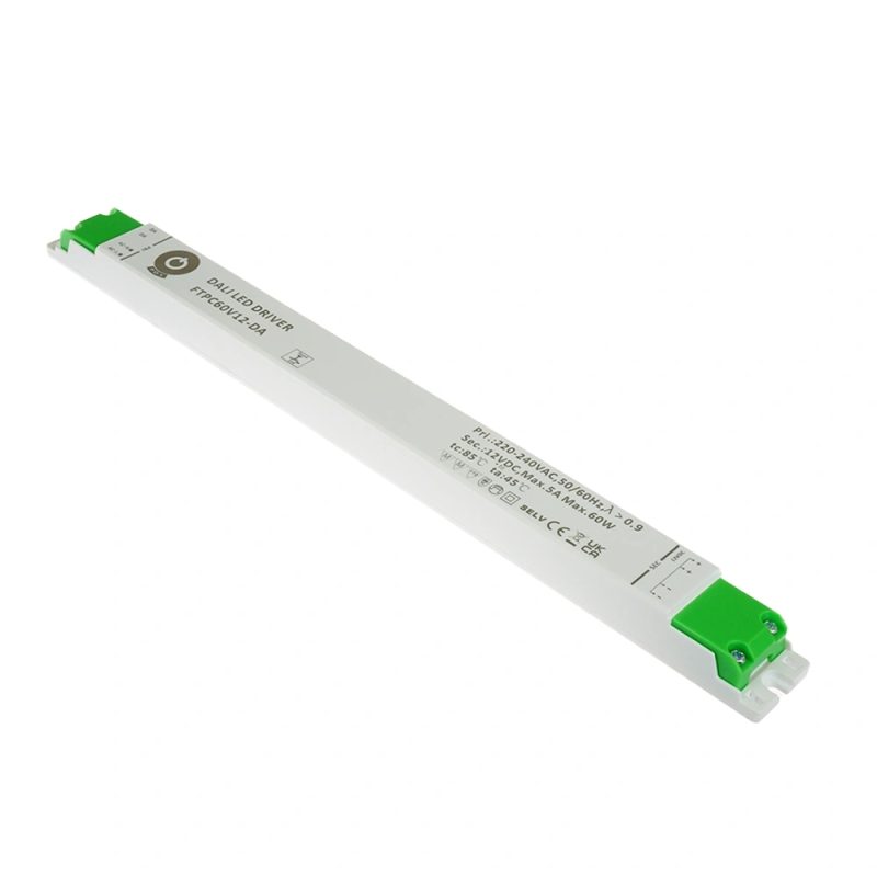 60w - 12v professionele compacte dimbare led driver voor dali dimmer