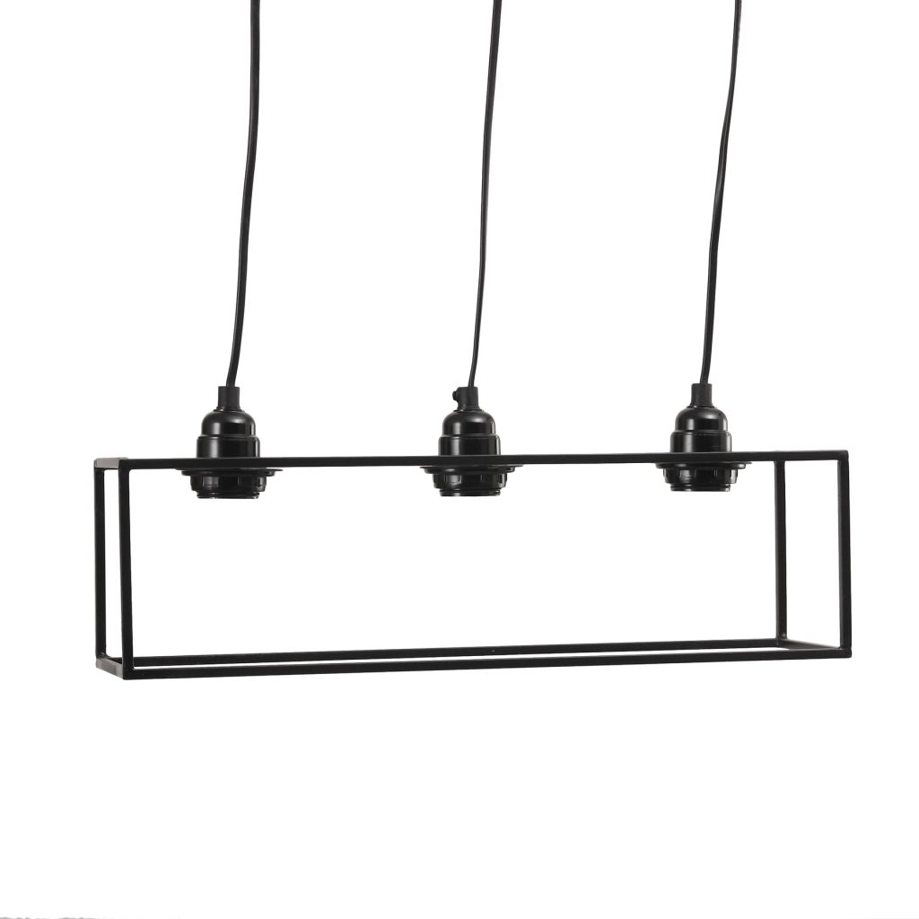 Hanglamp Alix zwart 3 fittingen- SALE