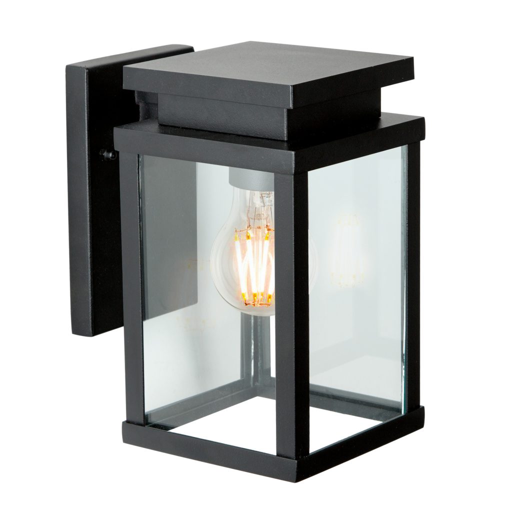 Jersey Muurlamp Zwart Medium met LED