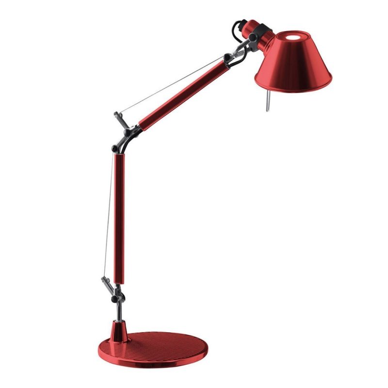 Artemide Tolomeo Micro Tafellamp Rood