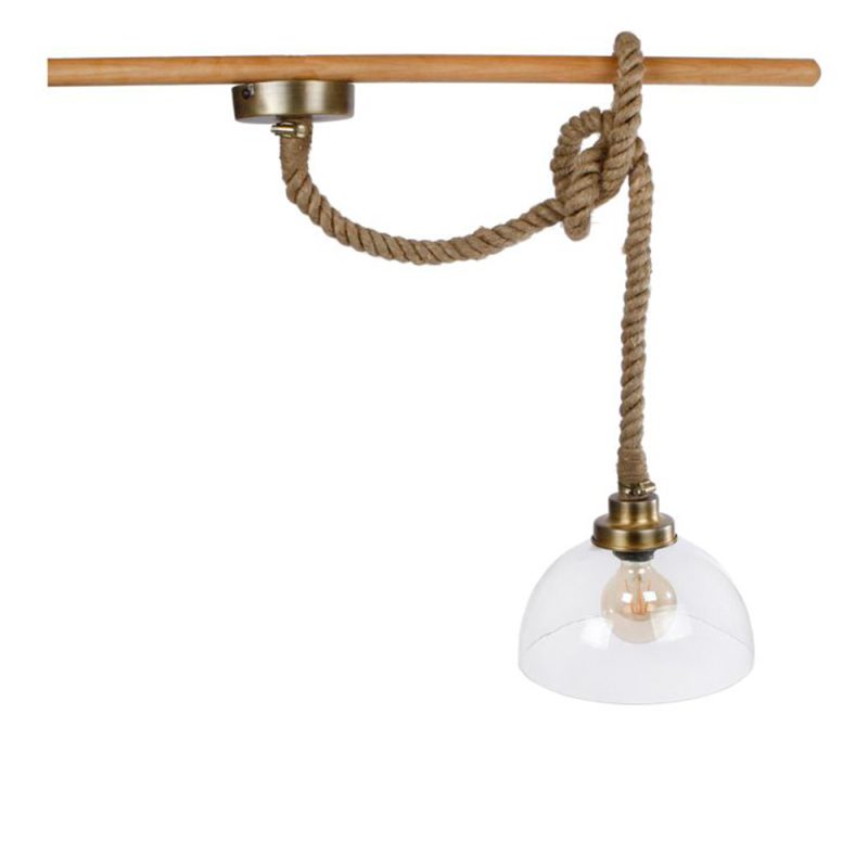 Hanglamp Rond Dik Touw