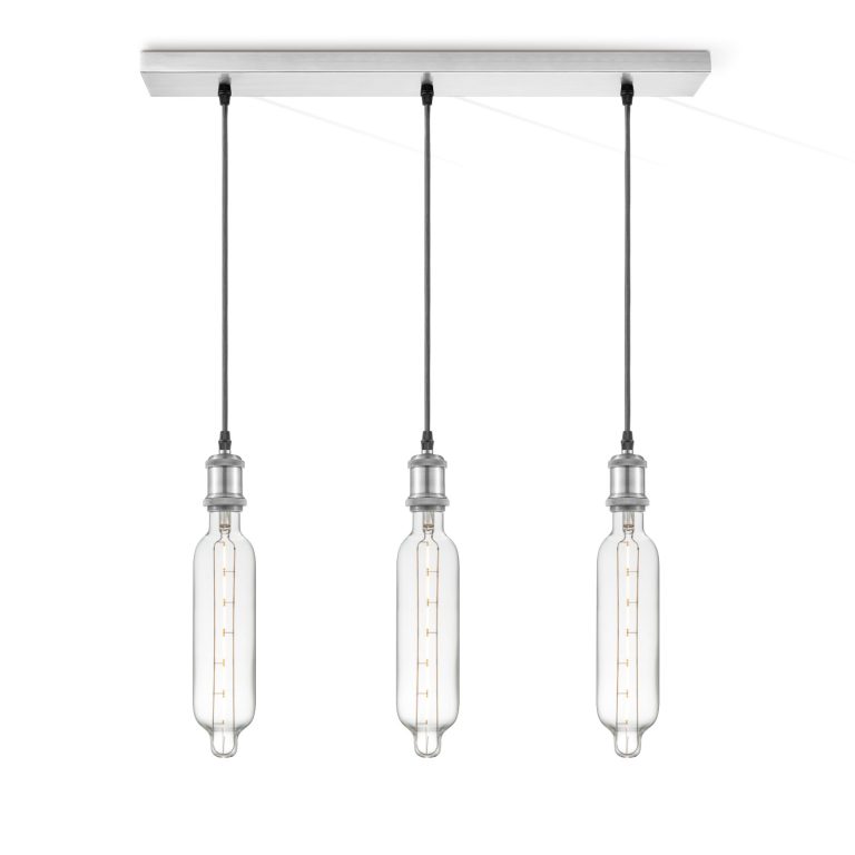 Light depot - hanglamp Vintage 3L Beam Tube - helder - Outlet