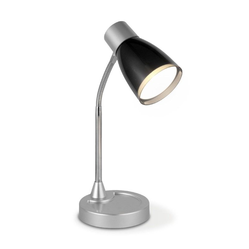 Home sweet home LED bureaulamp Lumy 28 cm - zwart