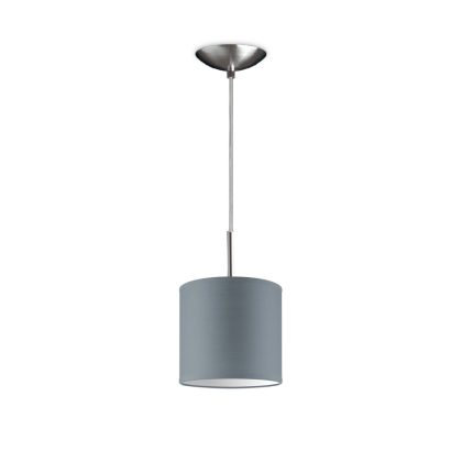 Light depot - hanglamp Tube Deluxe Bling Ø 16 cm - lichtgrijs - Outlet