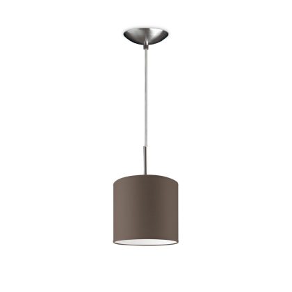 Light depot - hanglamp tube deluxe bling Ø 16 cm - taupe - Outlet