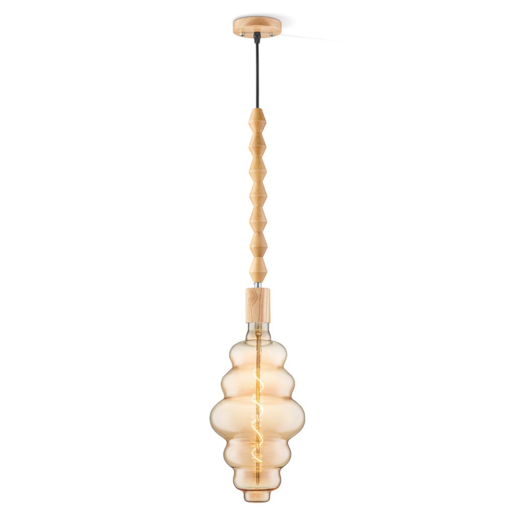 Home sweet home hanglamp Dana Cloud - amber