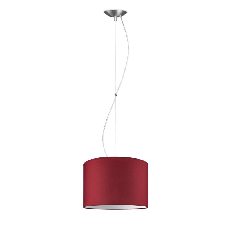 Light depot - hanglamp basic deluxe bling Ø 30 cm - rood - Outlet
