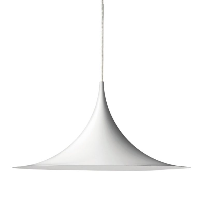 Gubi Semi Hanglamp Ø60 cm. Mat Wit