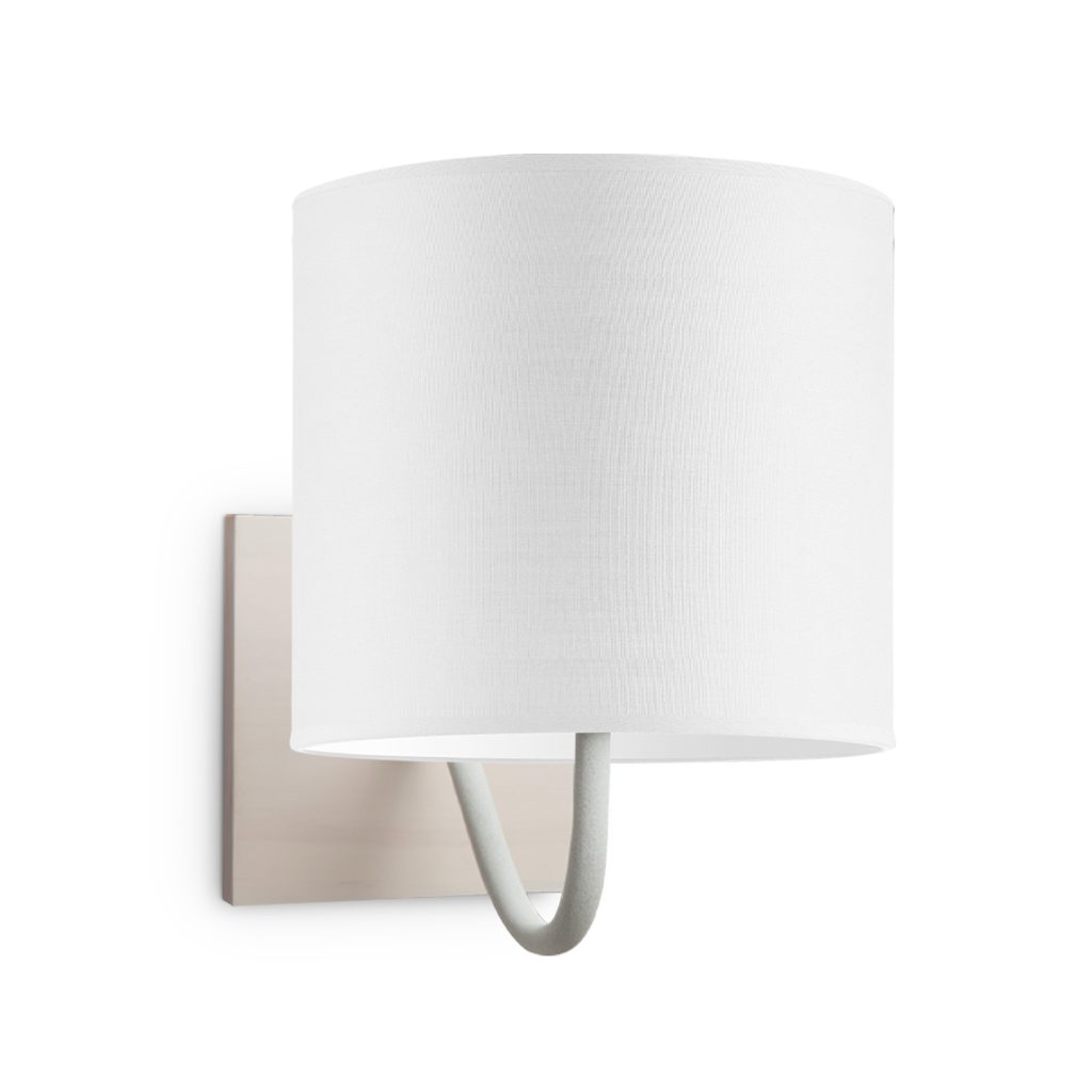 wandlamp beach bling Ø 20 cm - wit