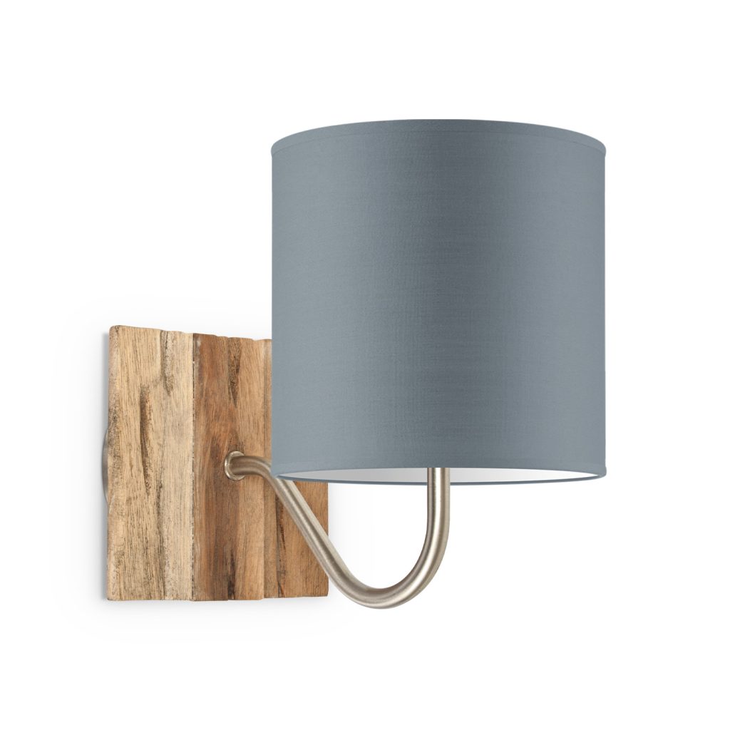 wandlamp Drift Bling Ø 16 cm - lichtgrijs