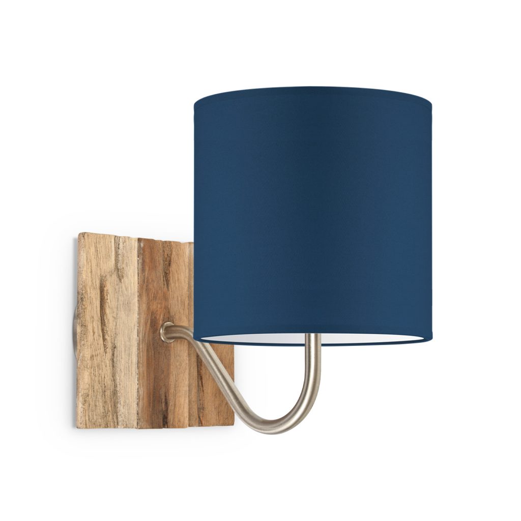 wandlamp drift bling Ø 16 cm - blauw