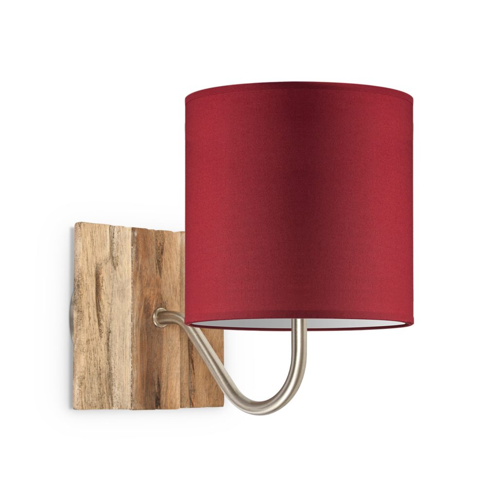 wandlamp drift bling Ø 16 cm - rood