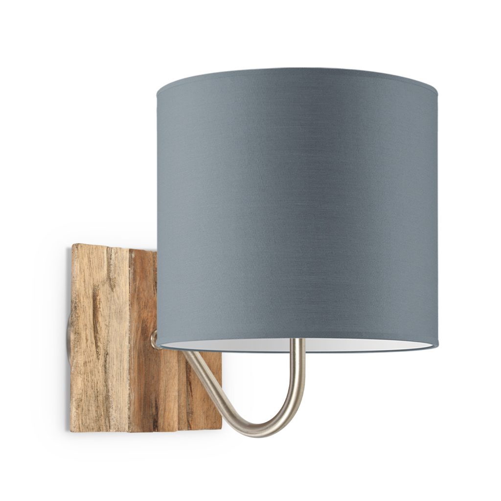 Wandlamp Drift Bling Ø 20 cm - lichtgrijs