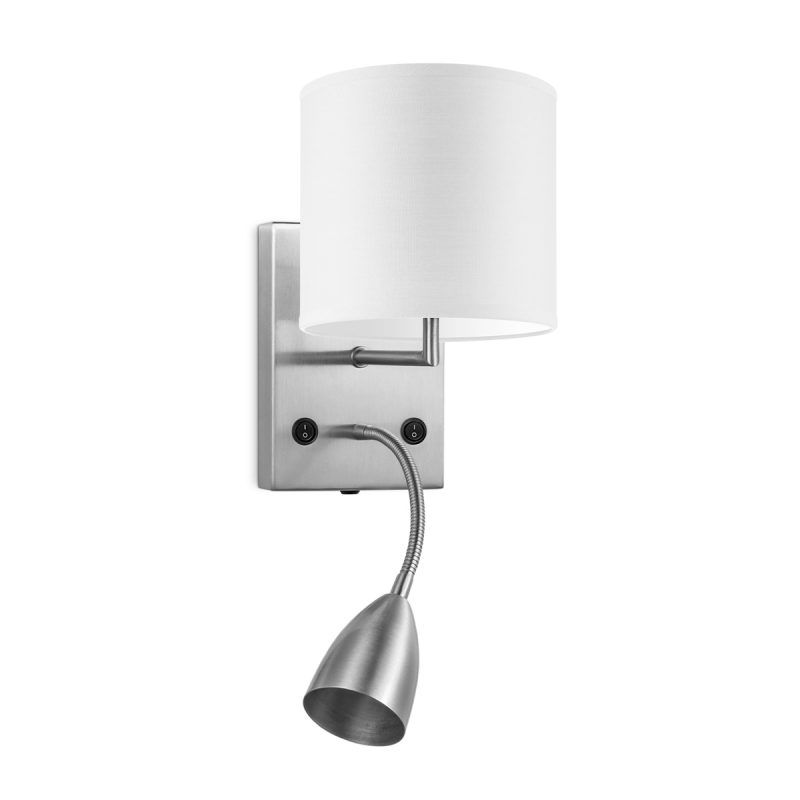 wandlamp read bling Ø 16 cm - wit