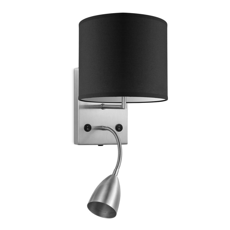 wandlamp read bling Ø 20 cm - zwart