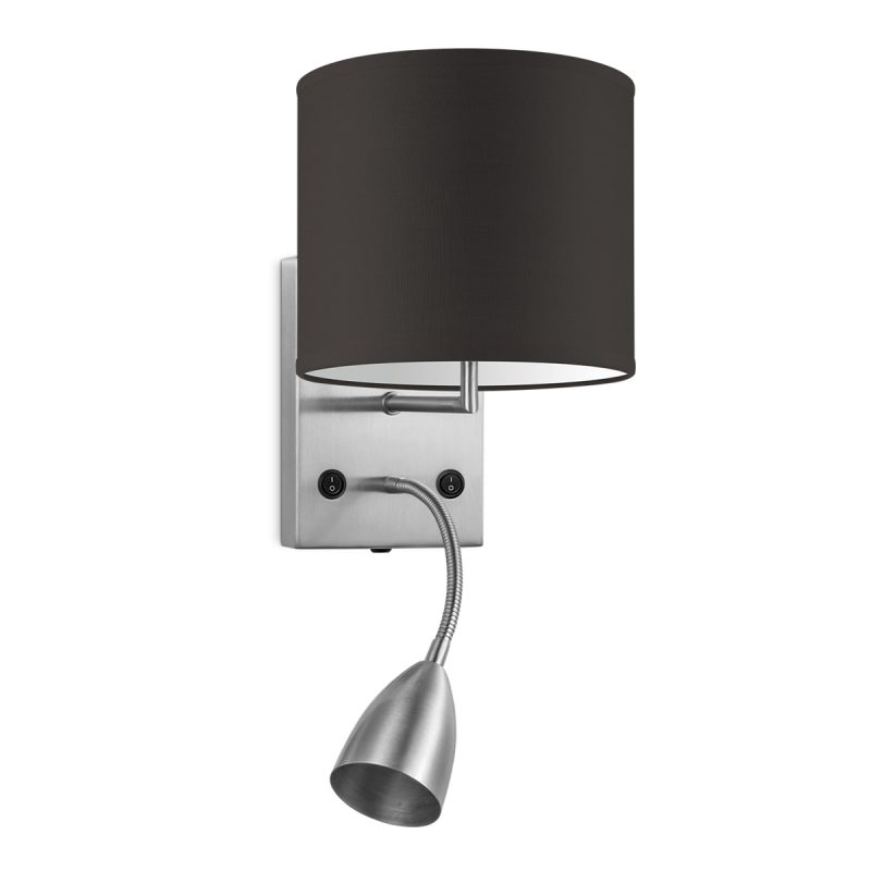 wandlamp read bling Ø 20 cm - bruin