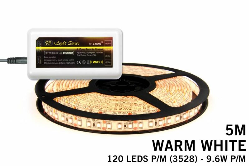 Mi·Light Warm Wit Led Strip | 120 Leds pm Type 2835 7,6W pm IP20 uitbreidingset