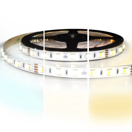 Dual white premium led strip per meter inclusief controller en voeding 1-10m