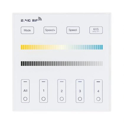 Milight 4-zone een kleur afstandsbediening paneel touch op batterij