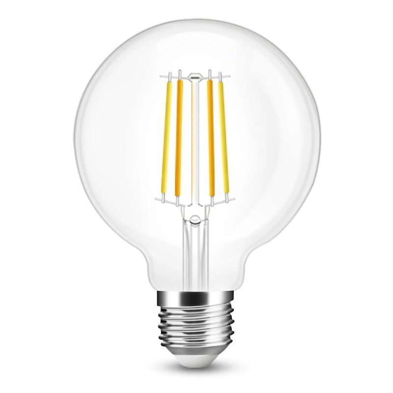 Slimme filament zigbee led lamp - dual white 7w e27 fitting - g95 model