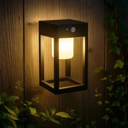 Solar led wandlamp svea op zonne energie