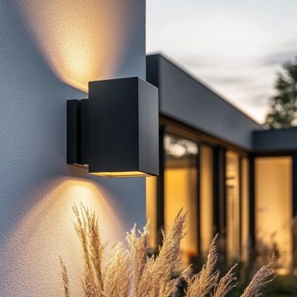Solar led wandlamp up downlight sverre recht