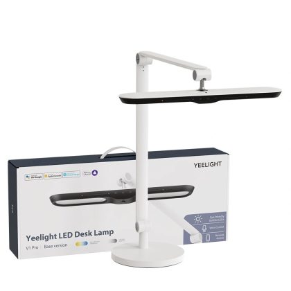 Yeelight slimme bureaulamp met lampenvoet en lichtsensor 12w - warm en koud wit licht