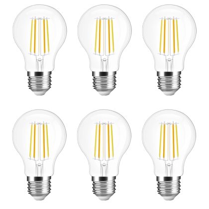 Zigbee led filament lamp dual white 7w e27 fitting - voordeelset van 6