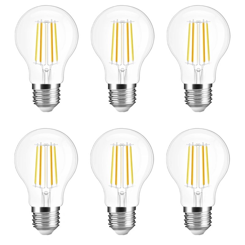 Zigbee led filament lamp dual white 7w e27 fitting - voordeelset van 6