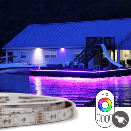 12 meter RGB led strip voor buiten complete set