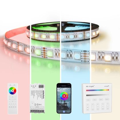 13 meter RGBW led strip | complete set | premium 72 leds p/m