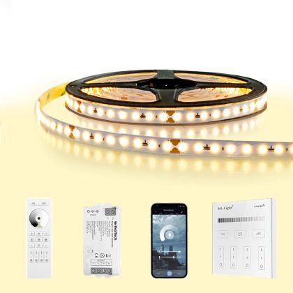 24 meter warm wit - complete set basic - 128 leds p/m