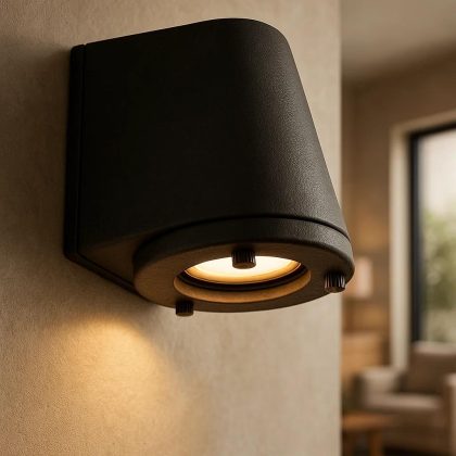 Muurlamp Putney Antiek Zwart