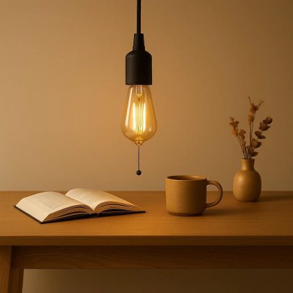 Byron antiek zwart hanglamp - industriële pendel 500 cm E27