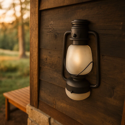 Muurlamp Chester Demi Antiek Zwart