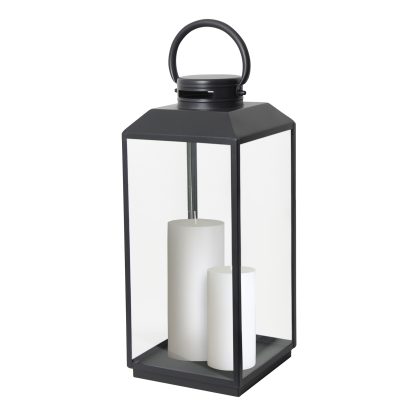 Newport Windlicht Zwart Large