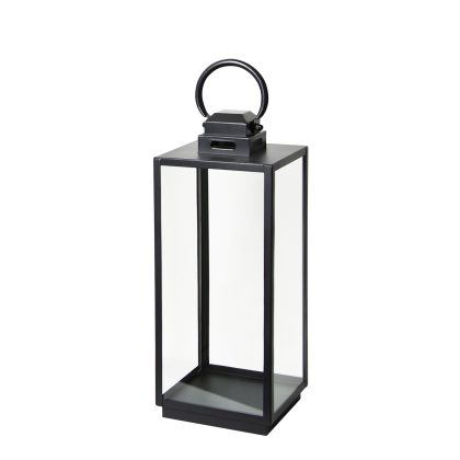 Michigan Windlicht Zwart Small