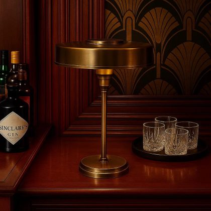 Tafellamp Auriol Antiek Messing