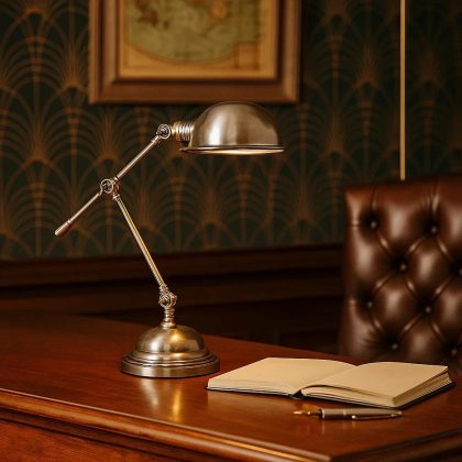 Tafellamp Sidney Antiek Zilver