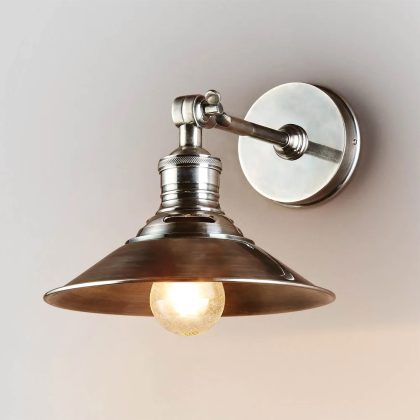 Wandlamp Kensington Antiek Zilver