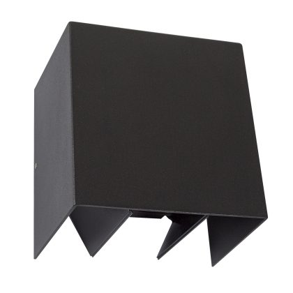 Channel II Up en Down Muurlamp Zwart