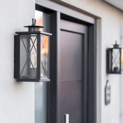 Winchester Muurlamp Zwart met LED