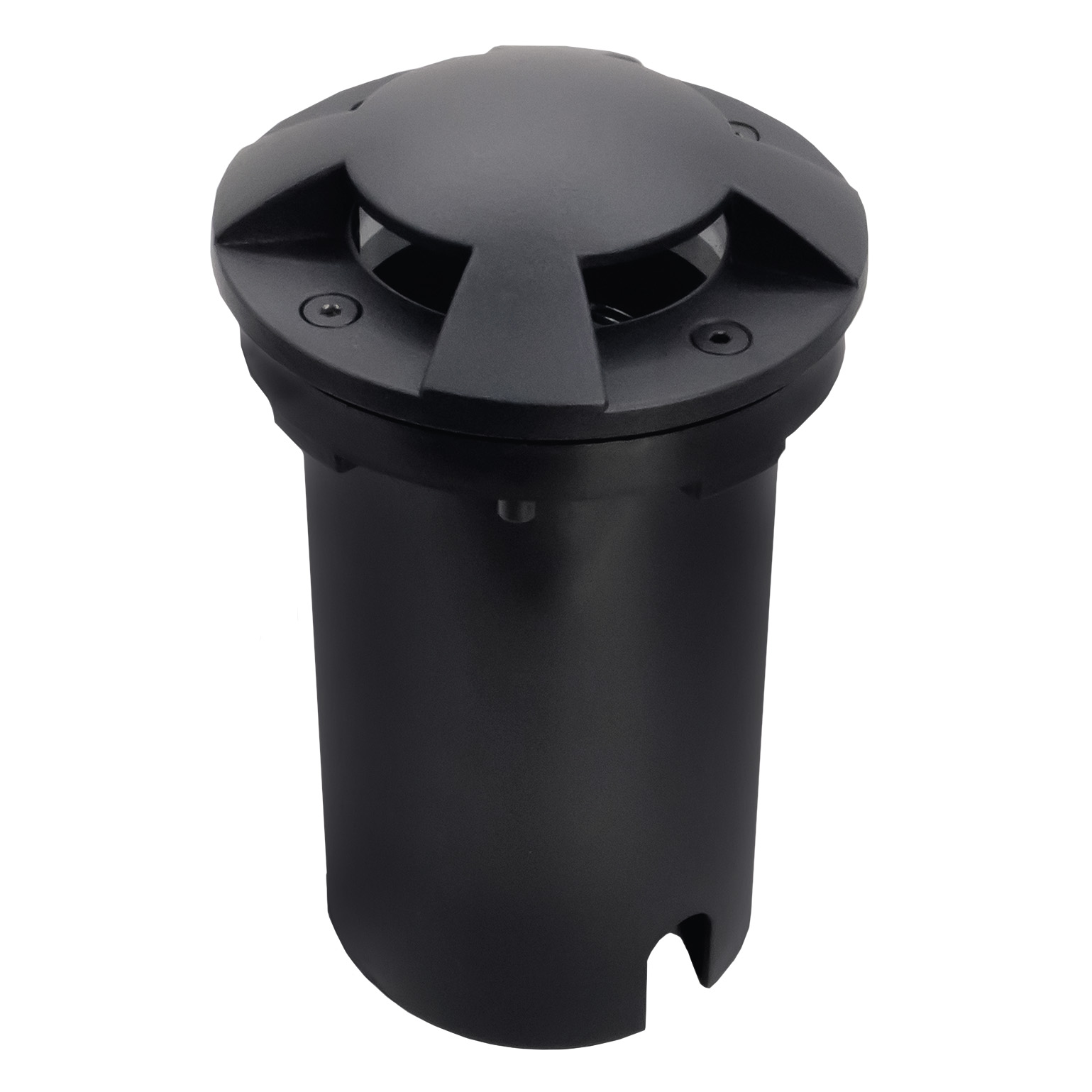 Deckgrondspot Rond Zwart Ø10,8cm