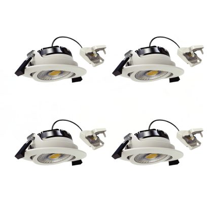 Liv Inbouwspot Wit 4 stuks