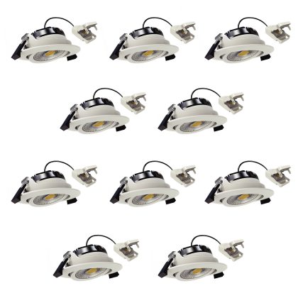 Liv Inbouwspot Wit 10 stuks