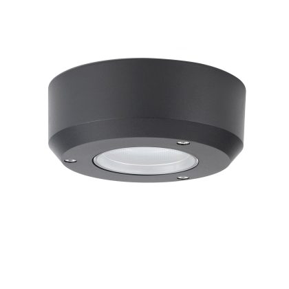 Central black buitenlamp