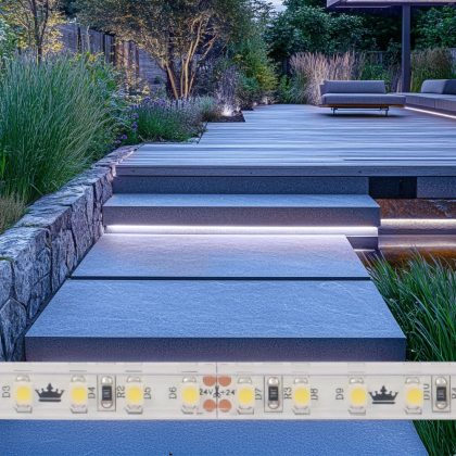 9 meter koud wit led strip voor buiten losse strip