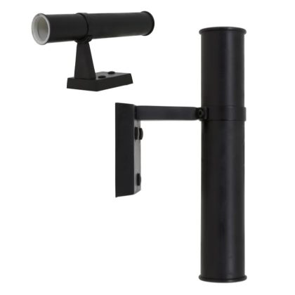 Muurlamp Bayport Antiek Zwart up en down