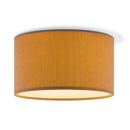 Corduroy Plafondlamp - Cilinder - Karamel - Scandinavische stijl - ø30 x 17 cm - E27 Fitting - Geschikt voor Woonkamers en slaapkamers